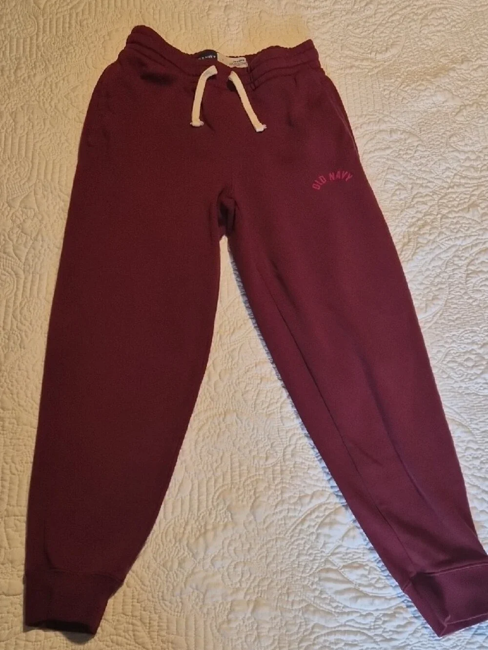 Old Navy Maroon Zip Hoodie & Joggers Set